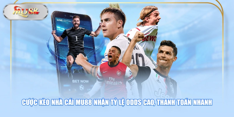 Cược kèo nhà cái MU88 nhận tỷ lệ odds cao, thanh toán nhanh